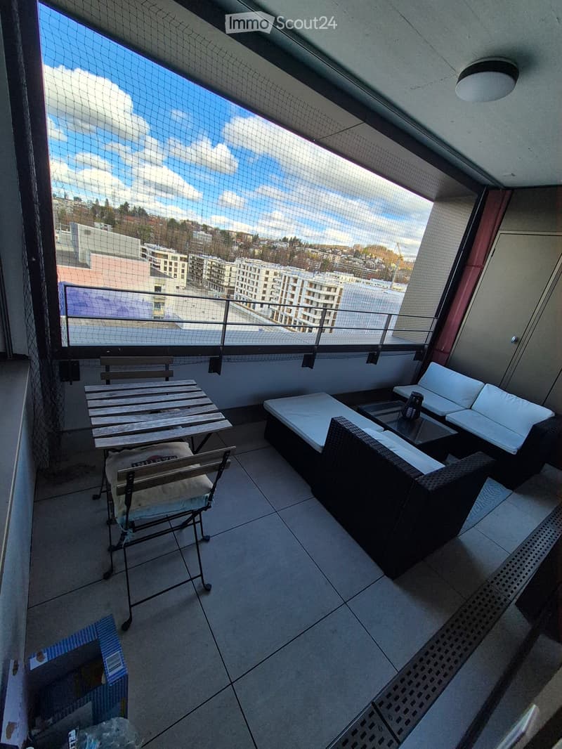 Beautiful 3.5 rooms on the 8th floor, Marly - Including bus subscription! (4)