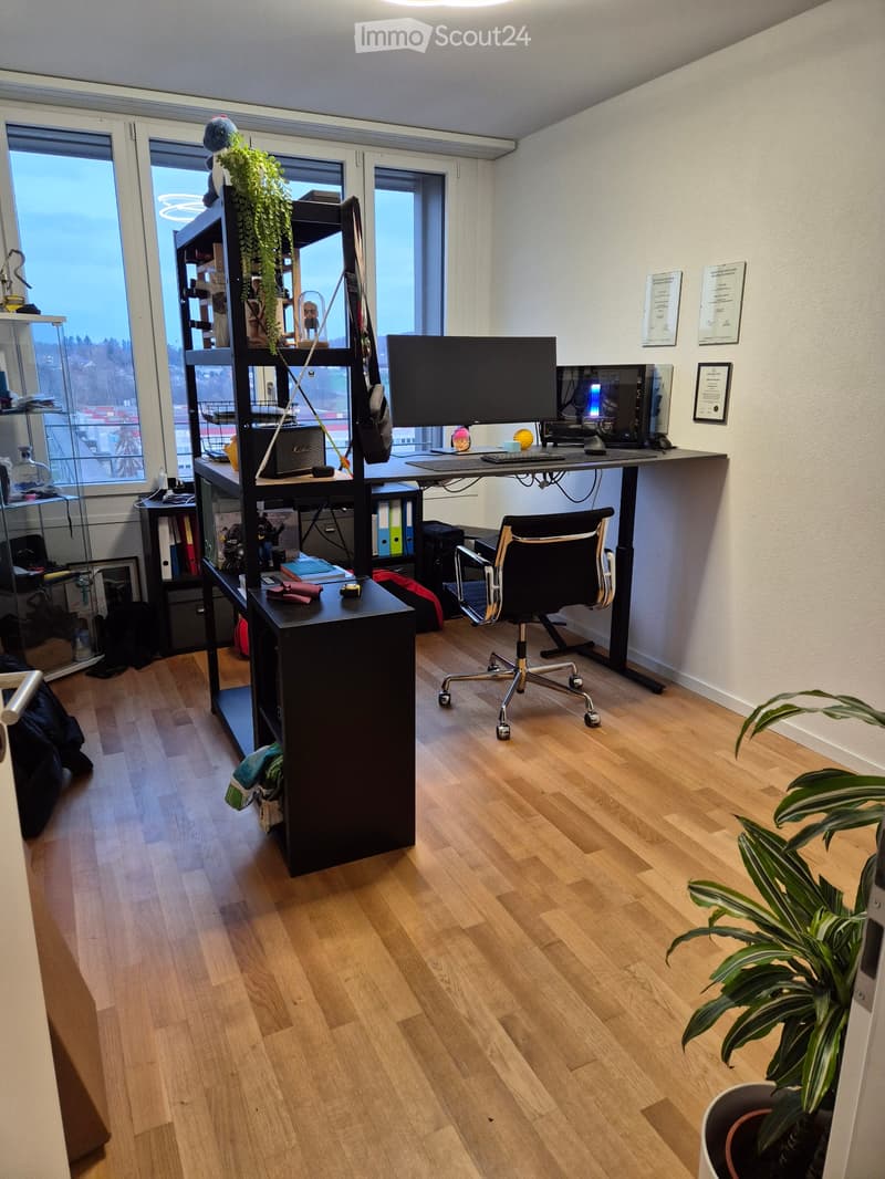 Beautiful 3.5 rooms on the 8th floor, Marly - Including bus subscription! (5)