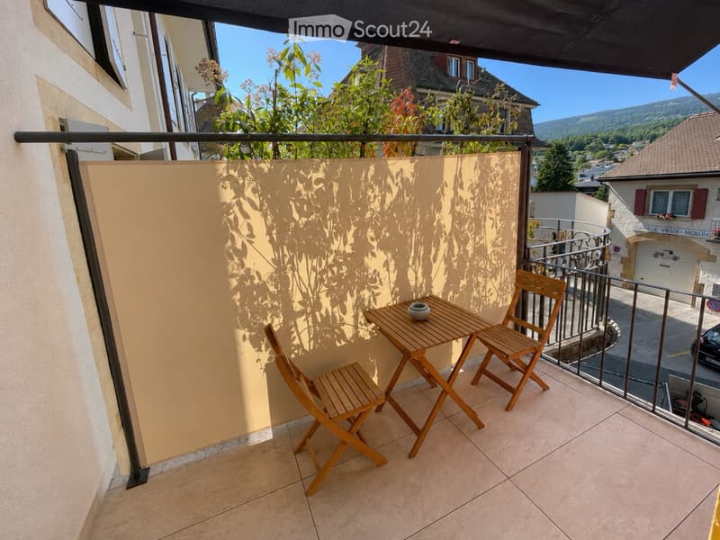 Large 3.5-room duplex for rent in Colombier (5)