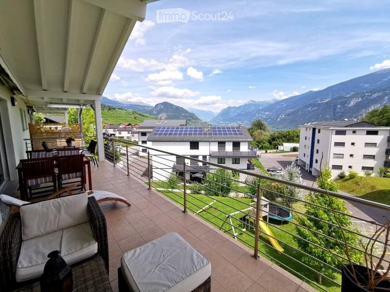 Prächtiges und ruhiges Attikapartment mit 4.5 Zimmern in Champlan (5)