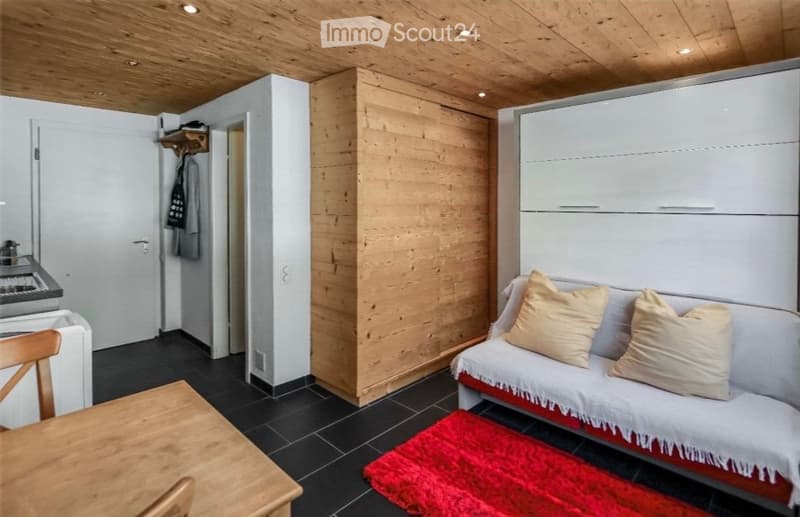 Studio möbliert im Zentrum von Crans | Pool & Spa | Parkplatz (2)