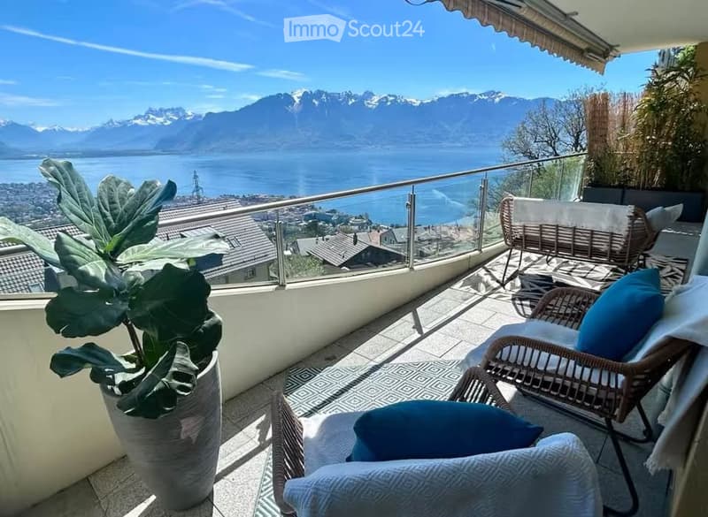Appartamento arredato magnifico con vista sul lago e le montagne (1)