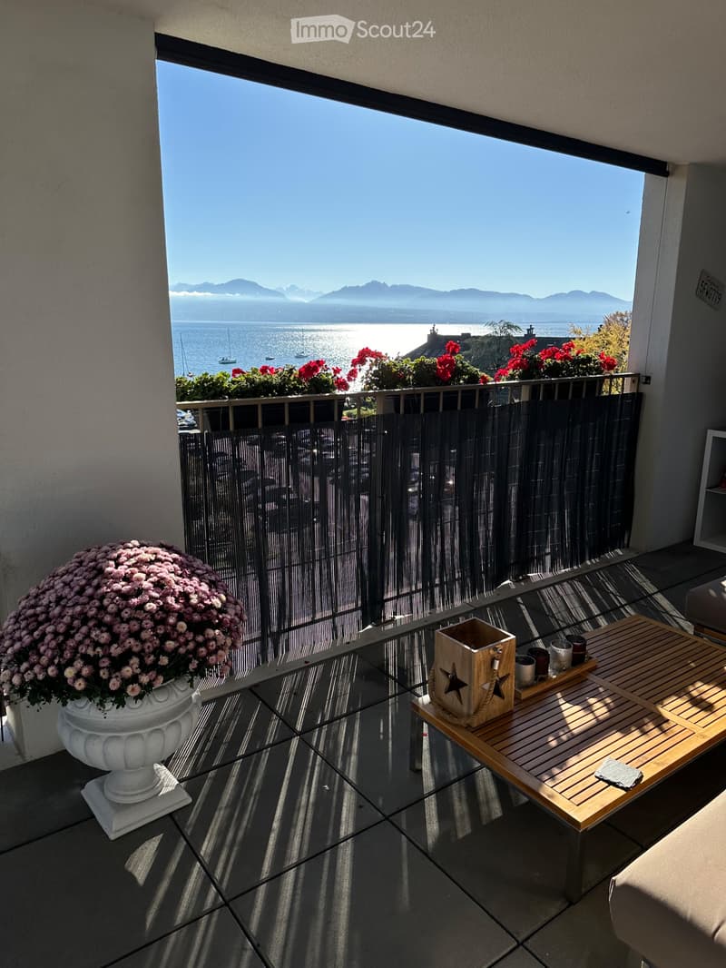 Appartement 4.5 pièces avec vue sur le lac et le Mont-Blanc (1)