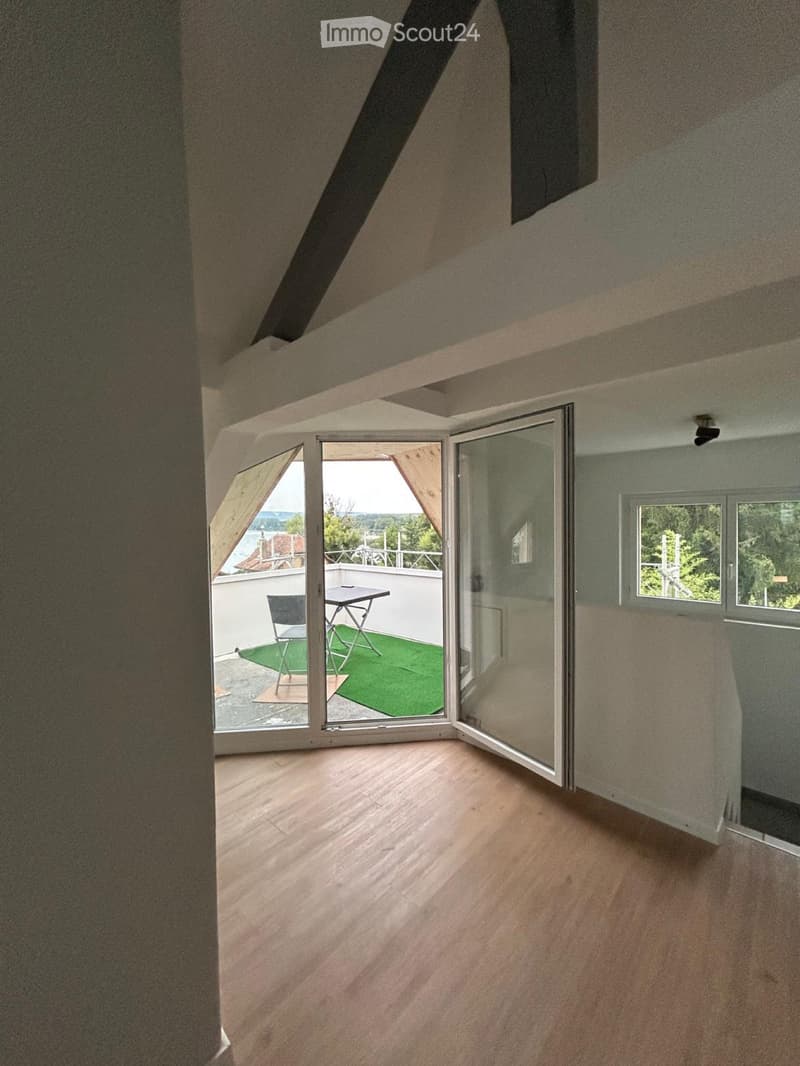 Two-room apartment with breathtaking views of Lake Morat (5)