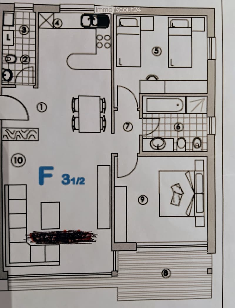 3.5 room apartment 95sqm for sale with parking space (5)