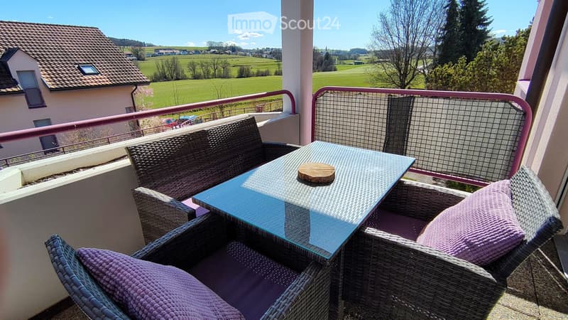 Ampio appartamento di 4,5 locali con balcone a La Corbaz (5)
