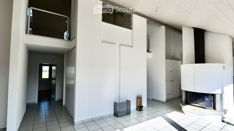 Zu vermieten in Rossens, magnifiziertes Doppelstock-Wohnung mit 6½ Zimmern (1)