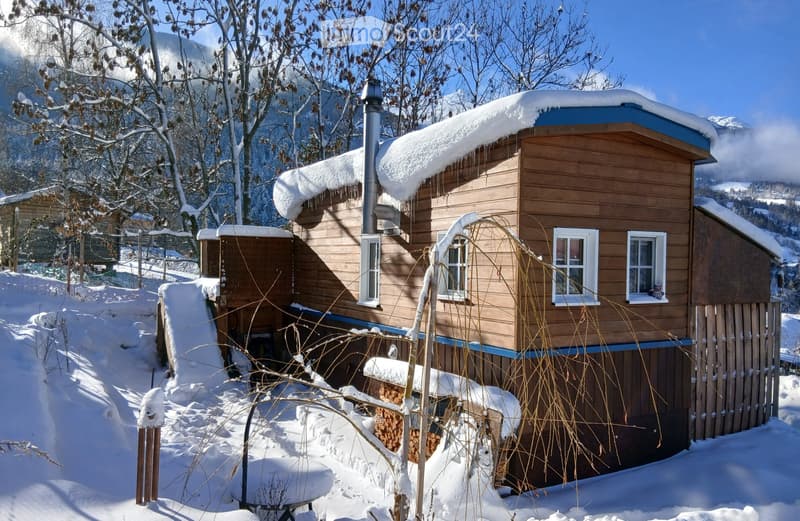 Maison écologique Tiny House (Fahrnisbaute) avec jardin de permaculture de 531 m2 (1)