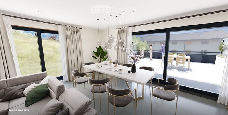 Spacious 3.5-room apartment with terrace and lawn (3)