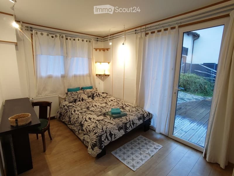 Chambre avec sdb privée, terrasse vue sur lac & montagnes (2)