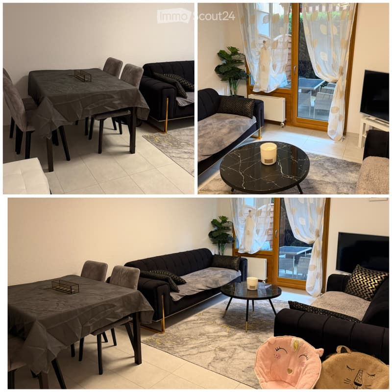 Appartement 4,5 avec jardin, 2 places et 2 caves (1)