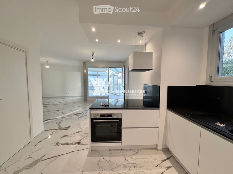 LUGANO: ELEGANTES APPARTMENT MIT SEEBLICK UND MONTE BRÈ (4)