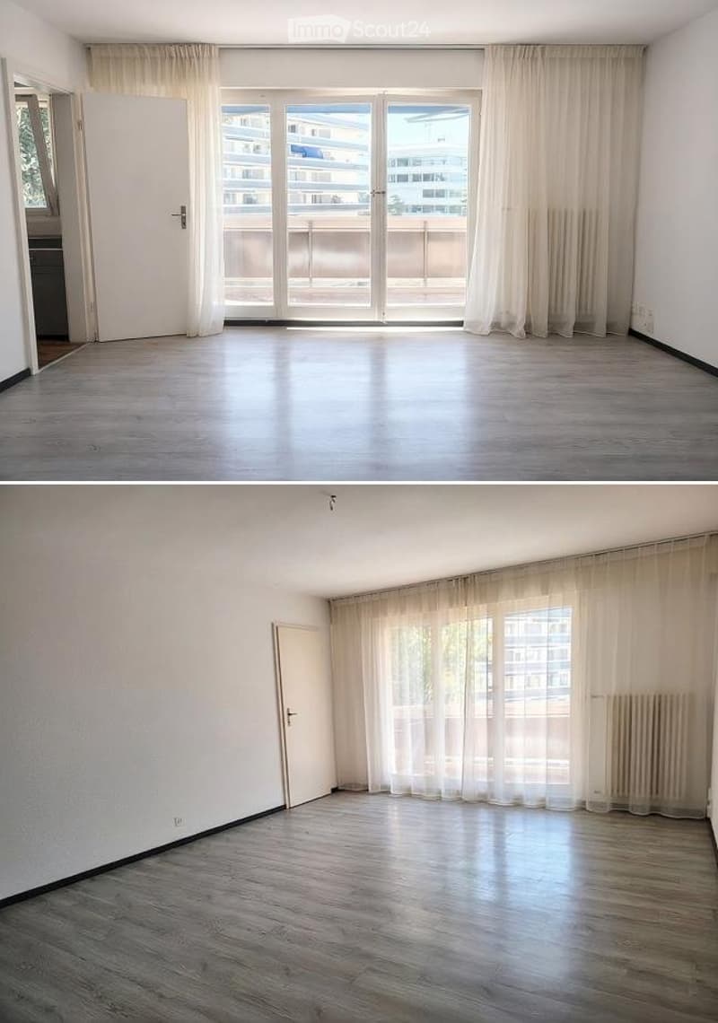 STUDIO 33.5m² + BALCON 11m² - CLARENS, VIEW OF THE ALPS & GLIMPSE OF THE LAKE (5)