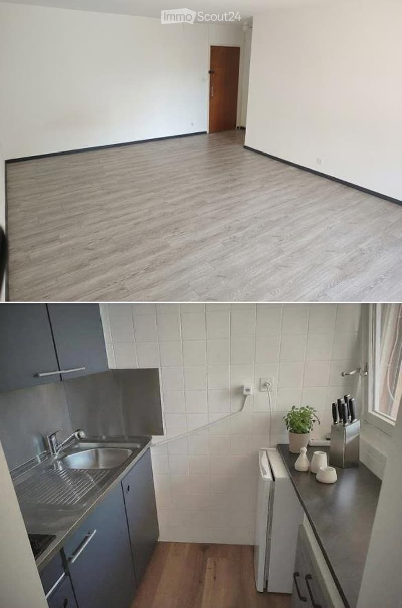 STUDIO 33.5m² + BALCON 11m² - CLARENS, VIEW OF THE ALPS & GLIMPSE OF THE LAKE (4)
