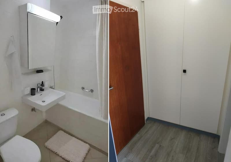 STUDIO 33.5m² + BALCON 11m² - CLARENS, VIEW OF THE ALPS & GLIMPSE OF THE LAKE (3)