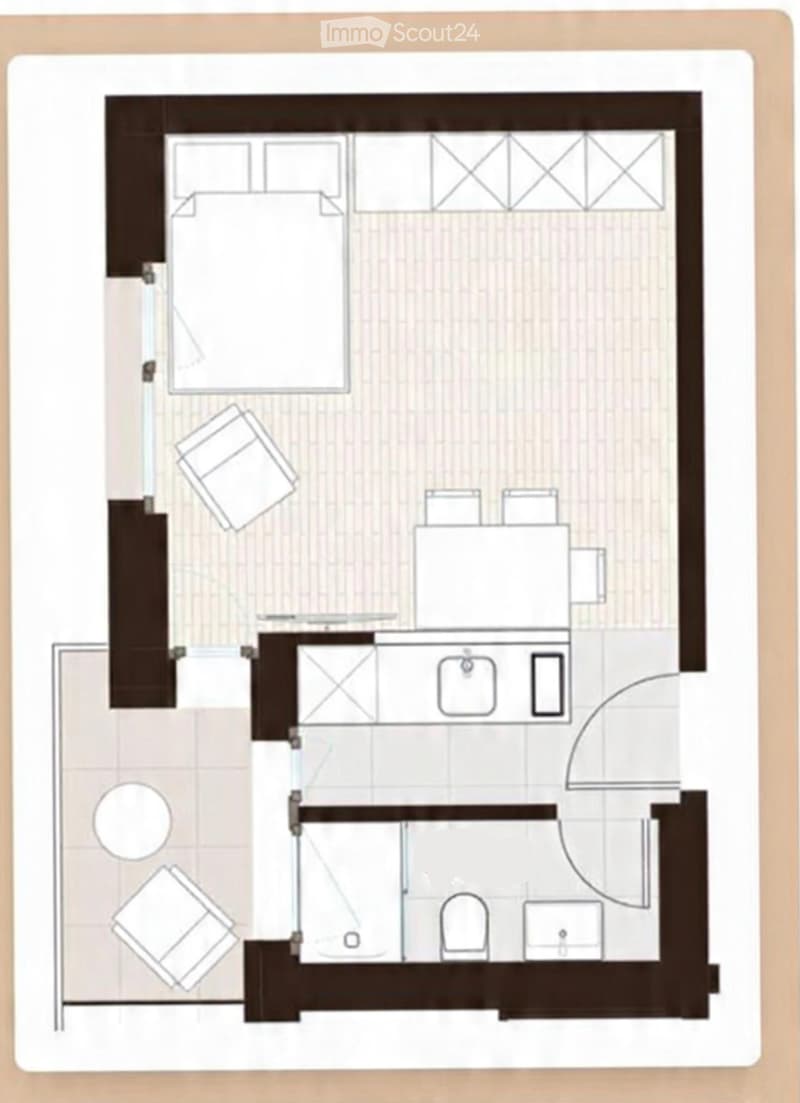 1,5 Zimmer möbliert in Pregassona ab 1. September (5)