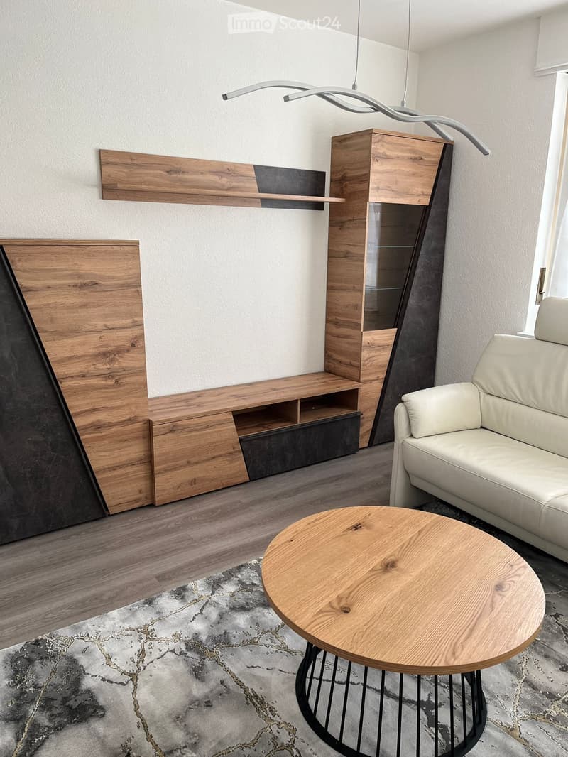 Delémont. Zu vermieten, 2-Zimmer-Wohnung möbliert (4)