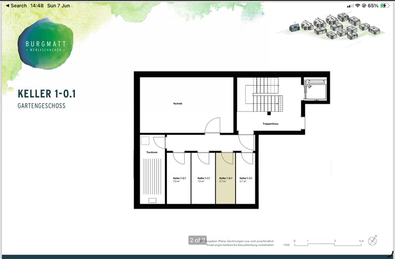 Premier location d'un appartement 1,5 pièces avec jardin (5)