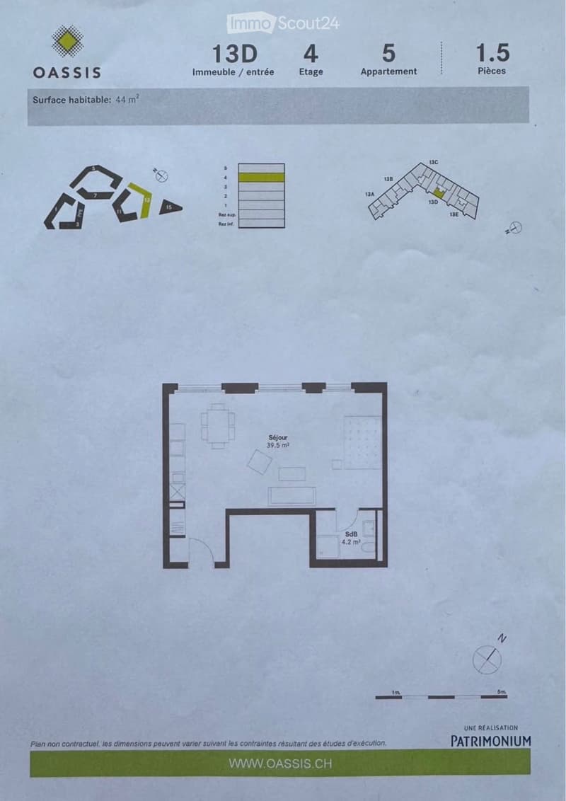 Appartement 1.5 pièce | Disponible de suite (1)
