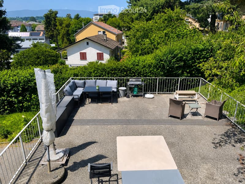 Très grand 3.5 pièces avec balcon, terrasse et jardin commun (5)