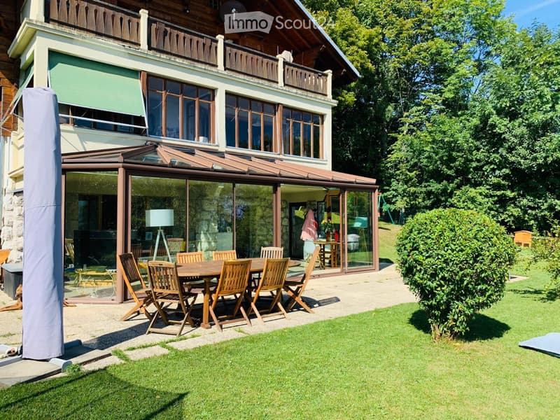 3,5 Zimmer - Erdgeschoss mit Seeblick & Alpen, Garten 350 m² - Arzier (2)