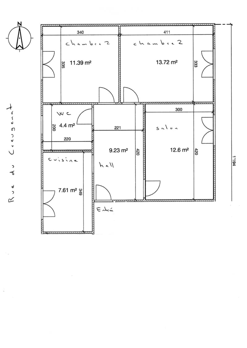 Appartement à louer, Porrentruy 3.5 (3)