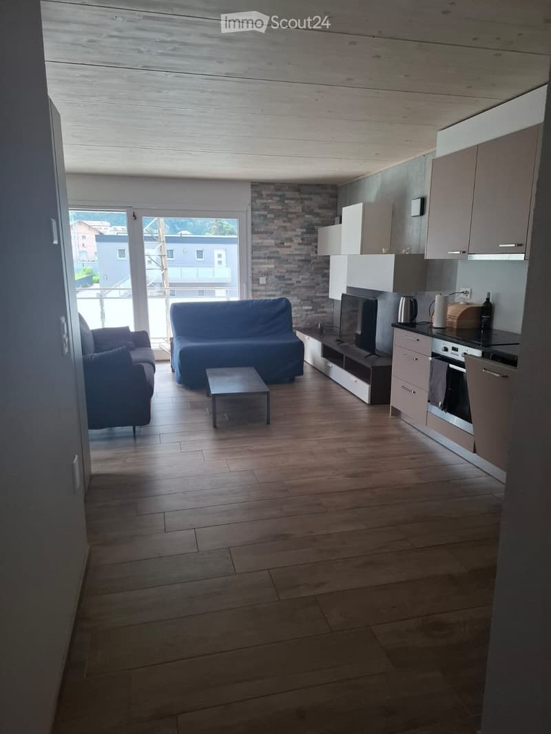 Da rilasciare: Appartamento-loft arredato e attrezzato a Saxon (VS) (2)