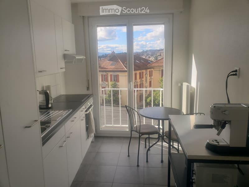 Spacieux 1.5pièce traversant avec balcon(Sous-Location 1007) (3)