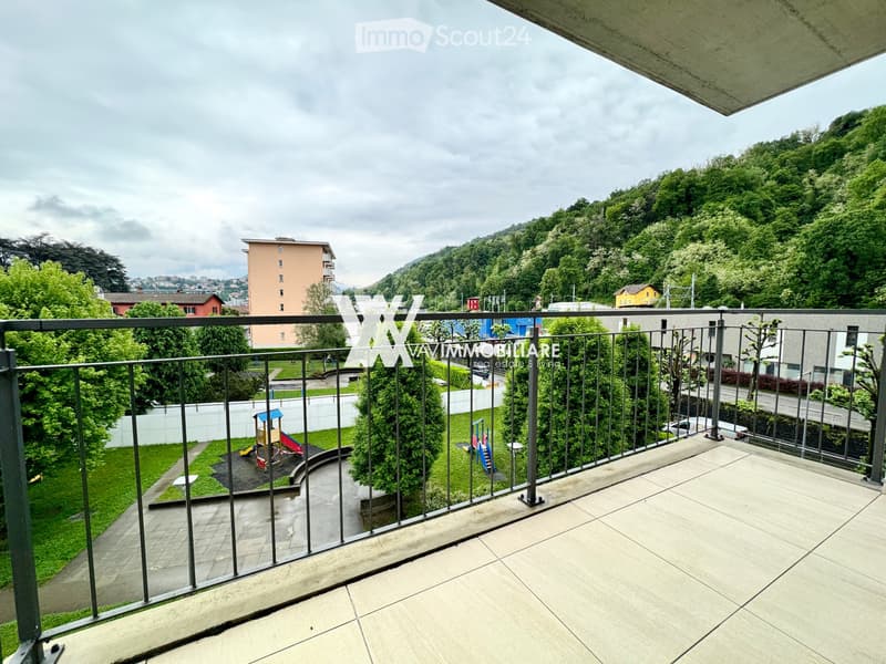 CHIASSO: BRIGHT 2.5-ROOM APARTMENT WITH DOUBLE TERRACE (5)