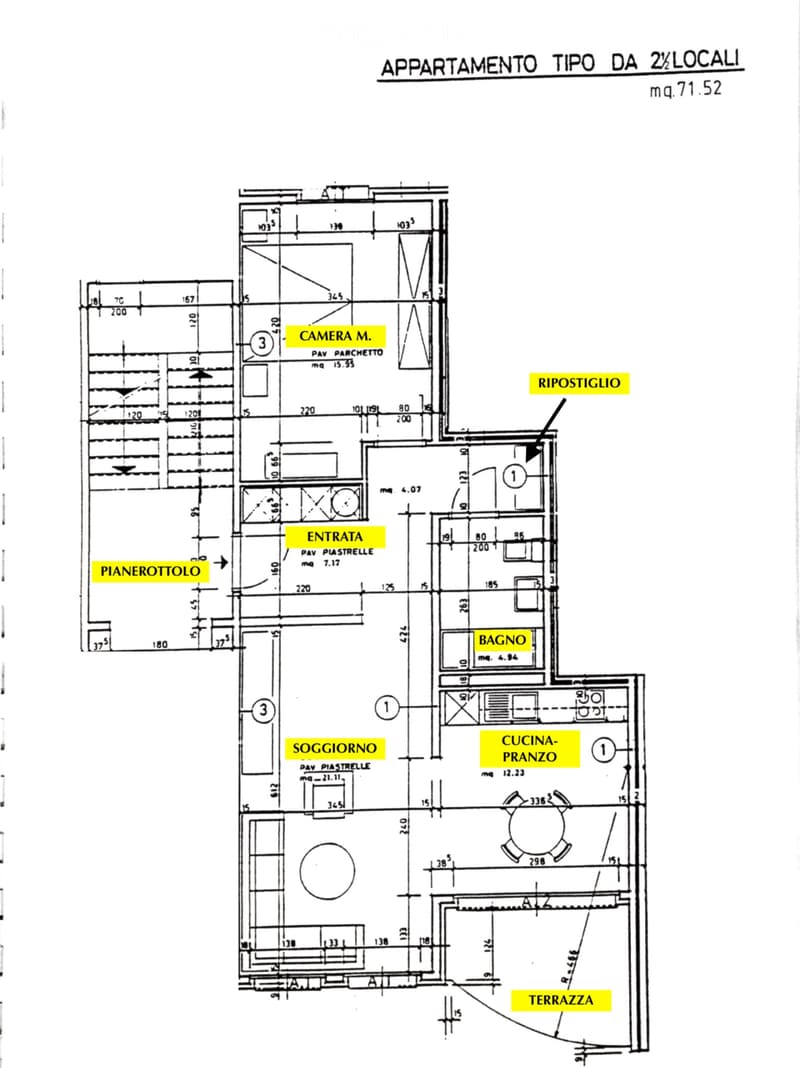 Ampio bilocale di 71 m² con terrazza coperta Sant'Antonino (5)
