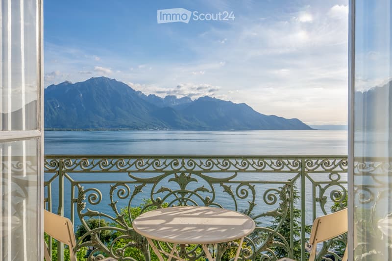 Studio möbliert - Wohnanlage mit Prestige - Panoramablick auf den See (1)