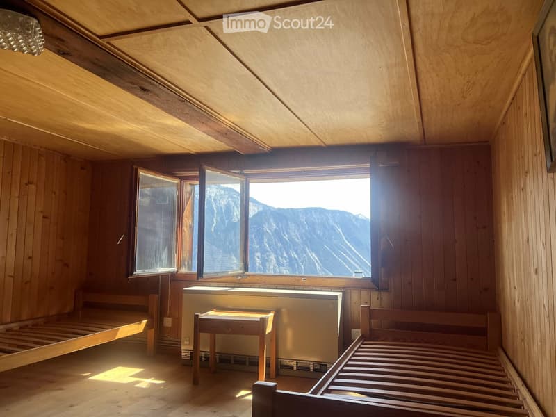 2 pièces avec cuisine, salle de bains + terrasse à Albinen. (2)