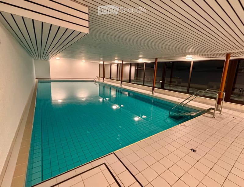 Studio meublé à Nendaz avec piscine et vue montagne (5)