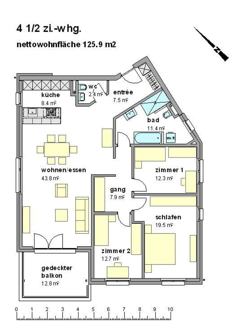 Appartement moderne dans une maison de 6 parties accueillante pour les familles (5)