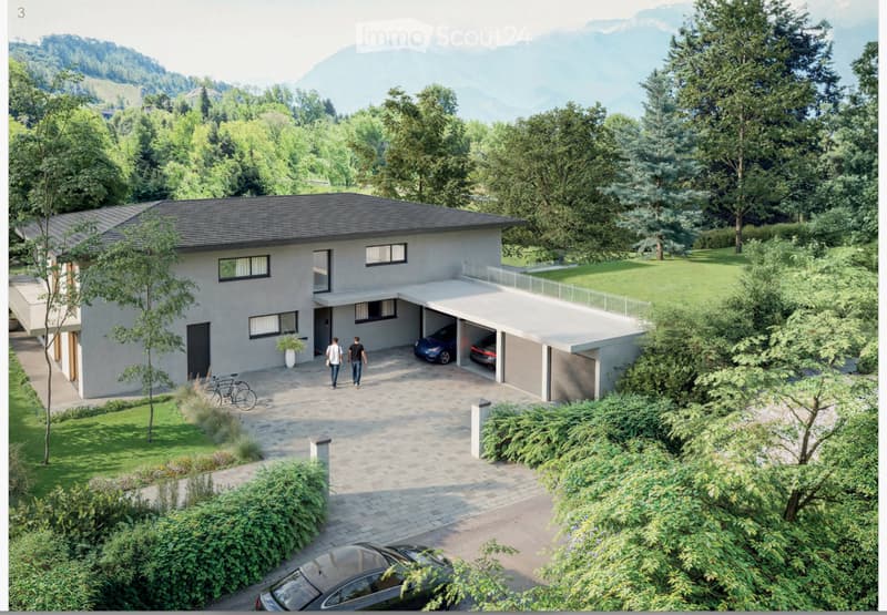 New apartment in Lutry with garden and mountain view (3)