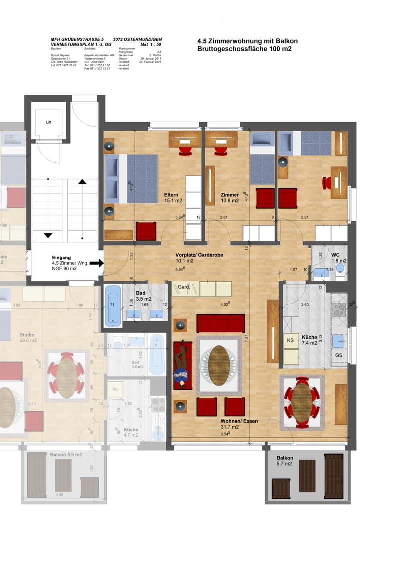 Appartamento di 4,5 locali nel centro di Ostermundigen dal 1.8.2026 (5)