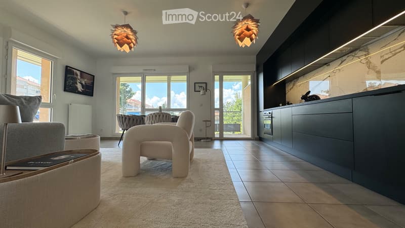 Appartamento T3 arredato, terrazza 20m², a 10 minuti da Ginevra (3)