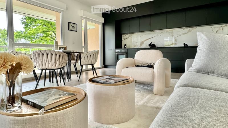 Appartamento T3 arredato, terrazza 20m², a 10 minuti da Ginevra (5)