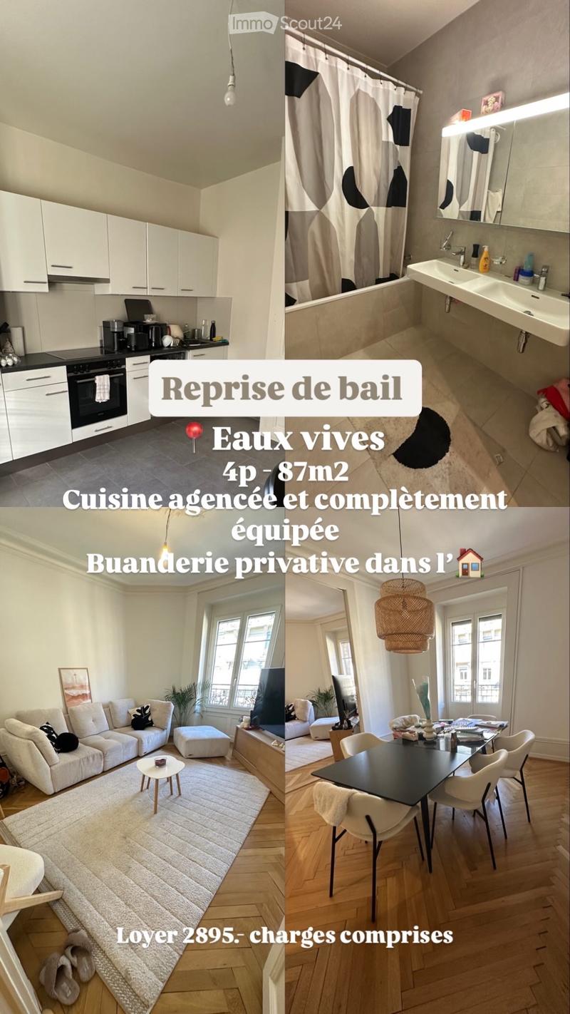 Appartement 4 pièces au cur des Eaux-vives (1)