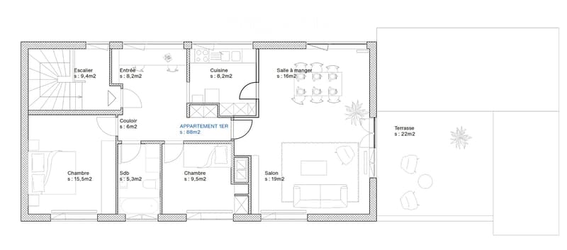 Appartamento 3.5 locali, 110m2, parcheggio e vista lago (Durata determinata) (4)