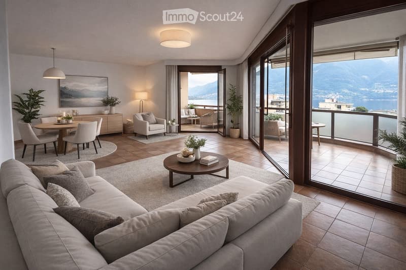 Magnifico appartamento all'ultimo piano con vista lago! (3)