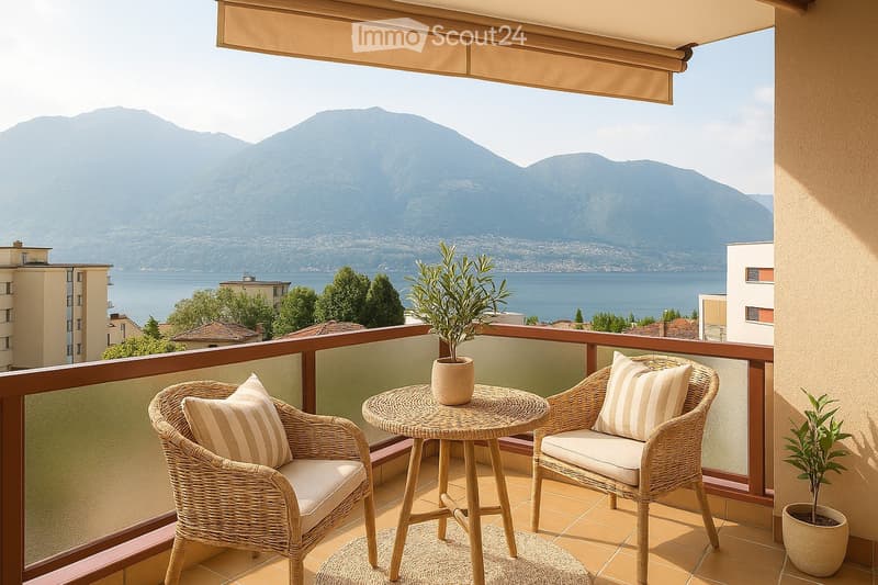 Magnifico appartamento all'ultimo piano con vista lago! (2)