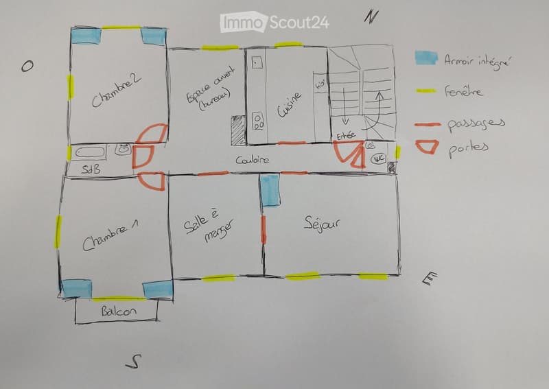 Charmant Appartement 4.5 pcs/~110m2 - avec petit balcon (5)