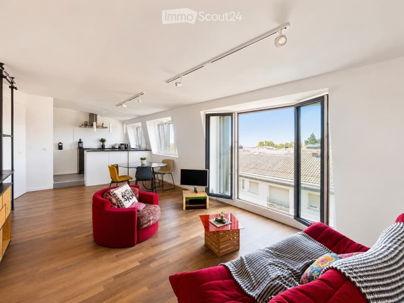 Loft 50 m² mit Seeblick Chailly ab 15. Juli (1)