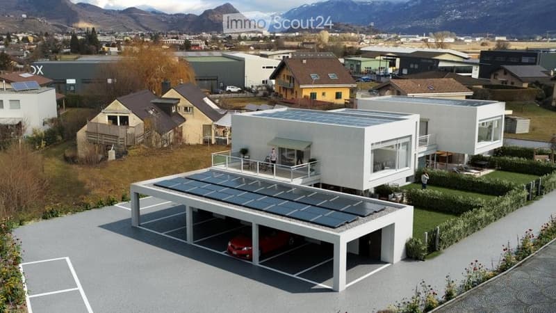À vendre : Villa mitoyenne 3.5p à Vétroz de 155m² (2)