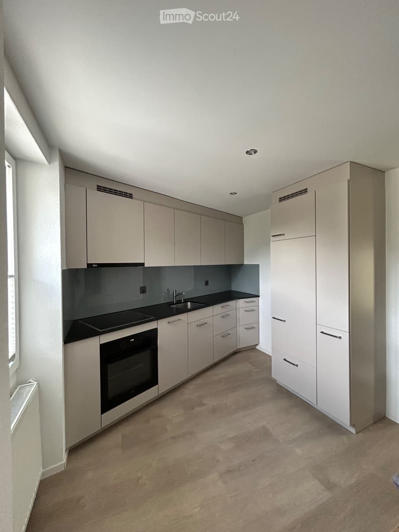Moderne 2.5-Zimmerwohnung mit privatem Sitzplatz in Agarn (2)