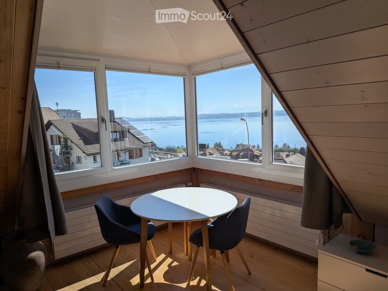 Prächtiges Duplex mit 6.5 Zimmern und Blick auf den See und den Garten (1)