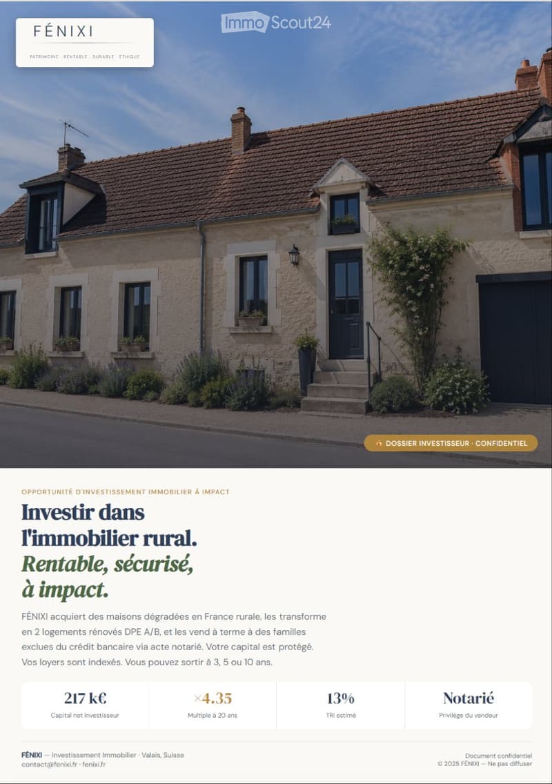 Investisser dans un produit immobilier (2)