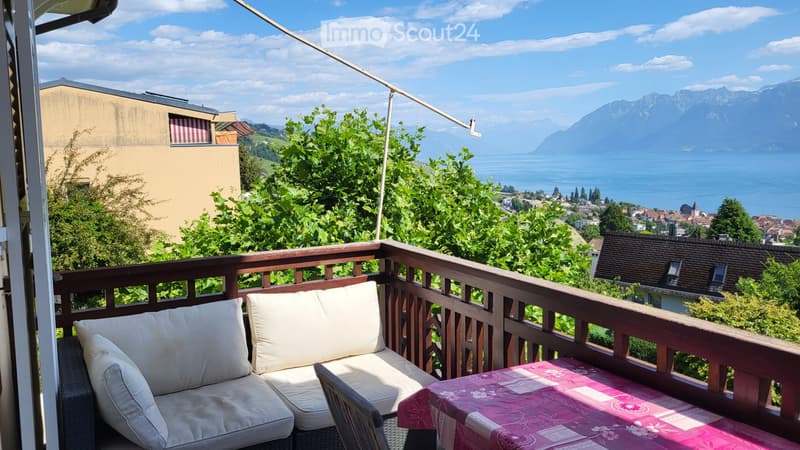 Ripreso in affitto - Bel appartamento di 4 locali con vista lago a Lutry (5)