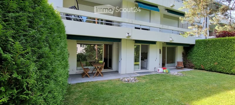 Appartamento di 2,5 locali con giardino a livello del suolo in posizione ottimale (1)